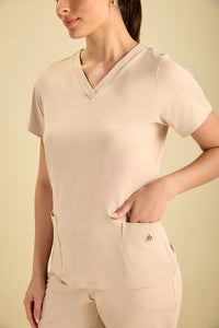 Scrub Feminino Anny - Areia