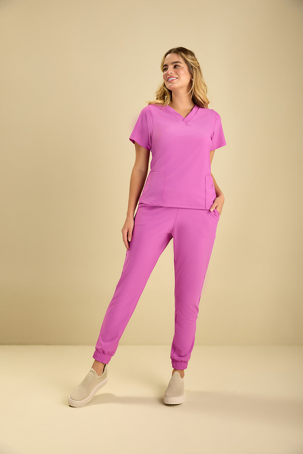 Scrub feminino Anny cor uva - foto 2