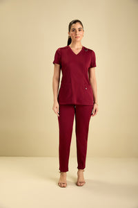 Scrub Feminino Nicole - Vinho