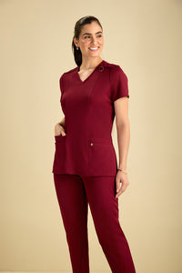 Scrub Feminino Nicole - Vinho