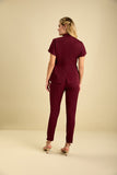 Scrub feminino Deise cor vinho - foto 6
