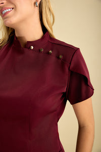 Scrub Feminino Deise - Vinho