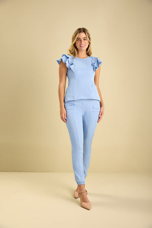 Scrub Feminino Claudia - Azul Candy