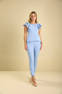 Scrub Feminino Claudia - Azul Candy
