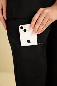 Scrub feminino Kelly - Preto