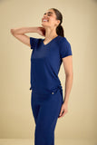 Scrub feminino Agata cor marinho - foto 5