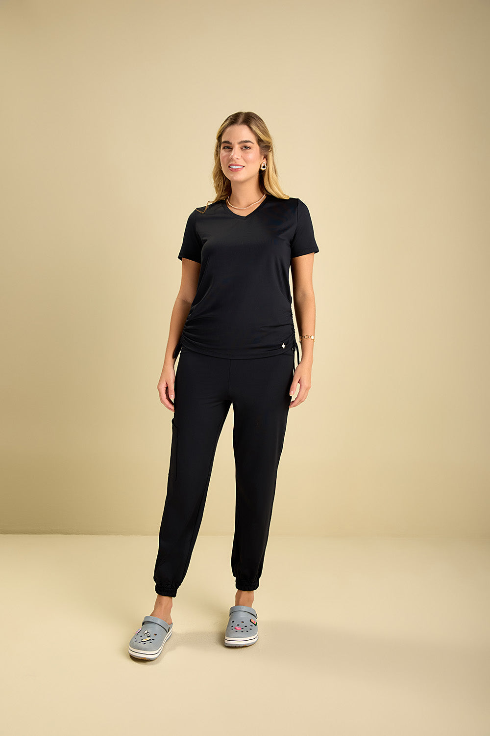 Scrub feminino Agata cor preto - foto 1