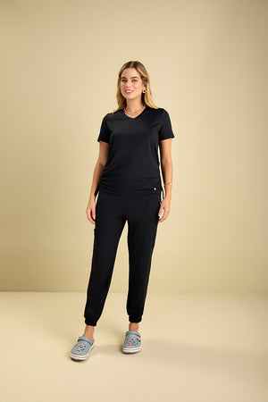 Scrub feminino Agata - Preto