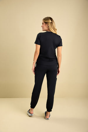 Scrub feminino Agata - Preto