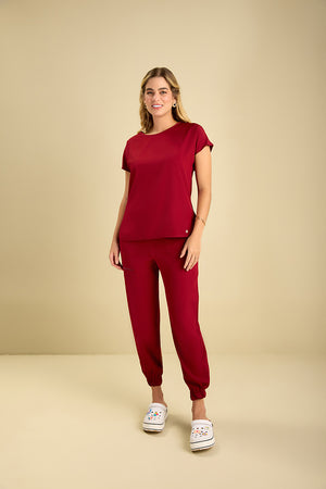 Scrub Feminino Kelly - Vinho