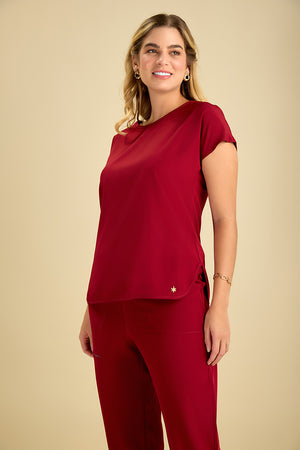 Scrub Feminino Kelly - Vinho