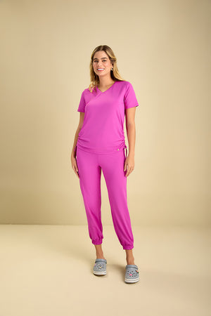 Scrub feminino Agata - Uva