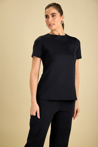 Scrub feminino Stefanny - Preto