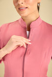 Jaleco feminino Salete cor rosê - foto 5