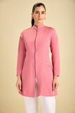 Jaleco feminino Salete cor rosê - foto 1