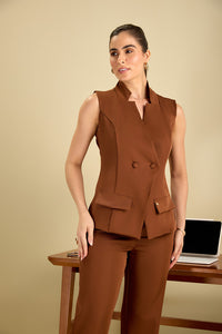 Conj. Feminino Melissa - Chocolate