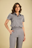 Scrub feminino Patrícia cor cinza - foto 5