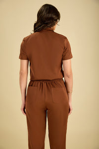 Scrub feminino Patricia - Chocolate