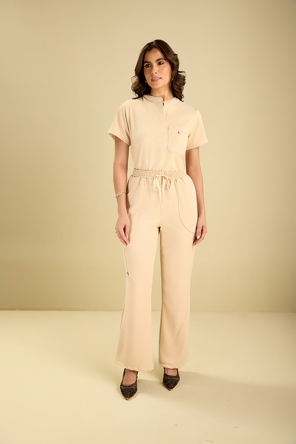 Scrub feminino Layra cor areia - foto 6