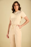 Scrub feminino Layra cor areia - foto 2
