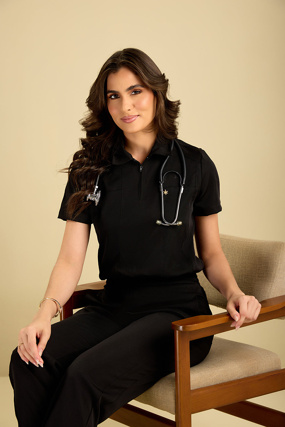 Scrub feminino Patrícia cor preto - foto 6