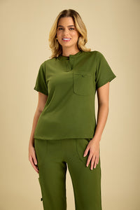 Scrub Feminino Layra - Verde Militar