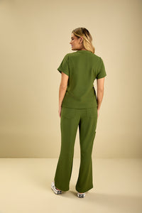 Scrub Feminino Layra - Verde Militar