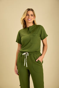 Scrub Feminino Layra - Verde Militar