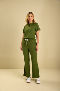 Scrub Feminino Layra - Verde Militar