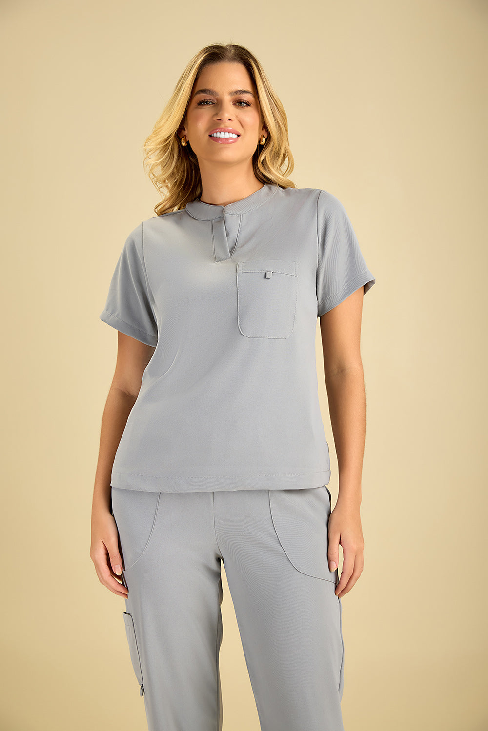 Scrub feminino Layra cor cinza - foto 4