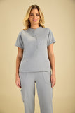 Scrub feminino Layra cor cinza - foto 6