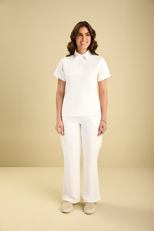 Scrub Feminino Viviane - Branco