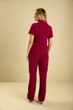 Scrub feminino Viviane cor vinho - foto 7
