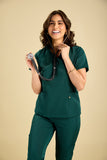 Scrub feminino Eloá cor verde militar - foto 4