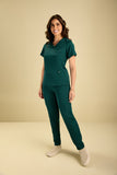 Scrub feminino Eloá cor verde militar - foto 2