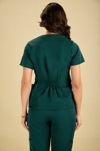Scrub Feminino Eloá - Verde Militar