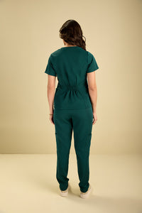 Scrub Feminino Eloá - Verde Militar