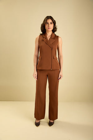 Scrub feminino Helena - Chocolate