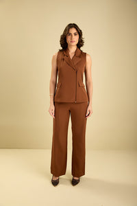 Scrub feminino Helena - Chocolate