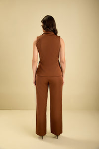 Scrub feminino Helena - Chocolate