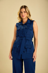 Scrub feminino Nazare - Marinho