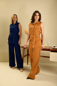 Scrub feminino Nazare - Avelã