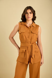 Scrub feminino Nazare - Avelã