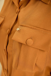 Scrub feminino Nazare - Avelã
