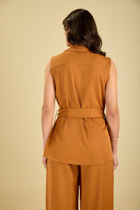 Scrub feminino Nazare - Avelã