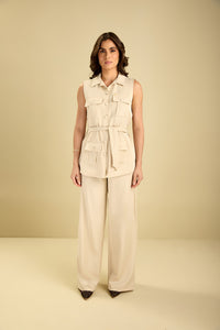 Scrub feminino Nazare - Areia