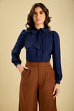 Calça feminina Marcela cor chocolate - foto 2