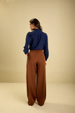 Calça feminina Marcela cor chocolate - foto 4