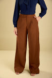 Calça feminina Marcela cor chocolate - foto 1