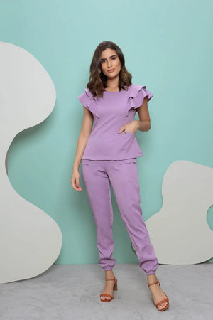 Scrub Feminino Claudia - Lavanda